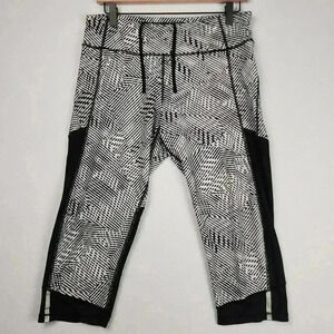 Champion Women's DuoDry‎ Capri Legging XL? Vented Mesh Black Workout Run Yoga